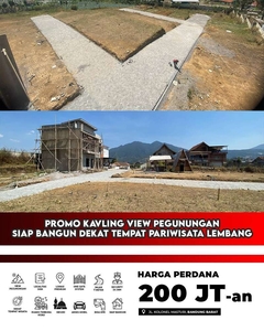 Dijual Murah Kavling Legalitas SHM di Cisarua Dekat Dusun Bambu