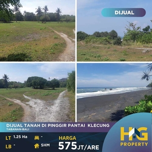 DIJUAL TANAH PINGGIR PANTAI DI KLECUNG-TABANAN