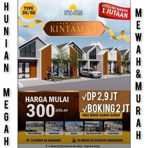 DP 2,9 jt Di Cluster Kintamani,Perum Griya Artha SukaSari Residence