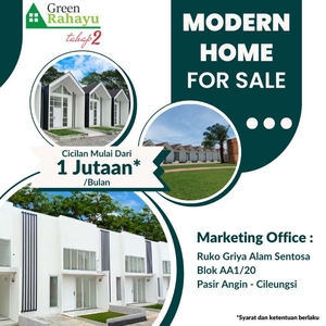 Green Rahayu 2 - cluster fasilitas lengkap termurah di Bekasi