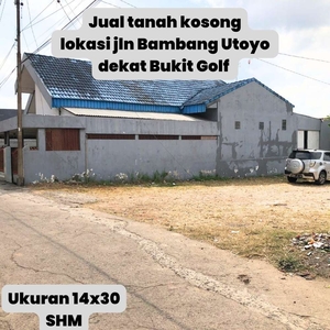 Jual Tanah Kosong Lokasi Bambang Utoyo SHM