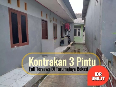 Kontrakan 3 pintu ditaruma Jaya Bekasi jual cepat