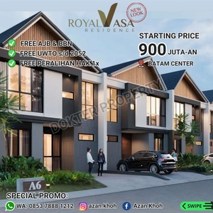 Promo Rumah Baru Royal Vasa Batam Center