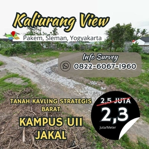 PROMO TERBATAS; TANAH MURAH DEKAT KAMPUS UII JAKAL SHM