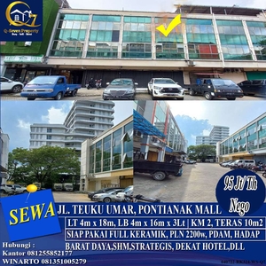 Ruko Pusat Bisnis Jl. Teuku Umar, Pontianak Mall, Pontianak