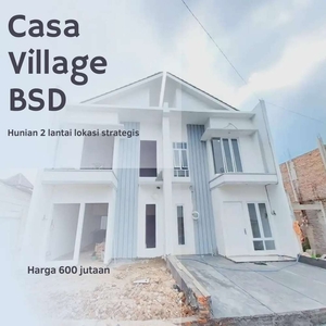 RUMAH 2 LANTAI BEBAS CUSTOM LAYOUT HANYA DI CASA VILLAGE BSD