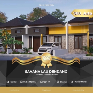 Rumah Baru 1Lantai, Lokasi Lau Dendang dkt Unimed, Bs KPR Bank