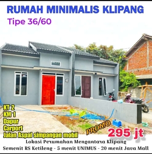 Rumah baru samping SD internasional klipang