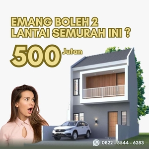 RUMAH DI MEDAN 2 LANTAI HARGA 500 JUTAAN