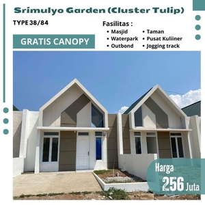 Rumah estetik ! Promo tanpa dp, Srimulyo Garden Cluster Tulip