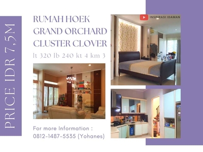 RUMAH HOEK GRAND ORCHARD CLUSTER CLOVER