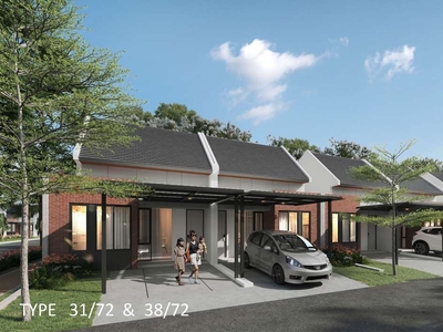 Rumah Mewah di Metland Cibitung Cluster Barcelona Cove Tipe 38/72