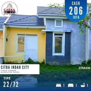 Rumah Minimalis Tipe 22/72 di Citra Indah City 278ASW