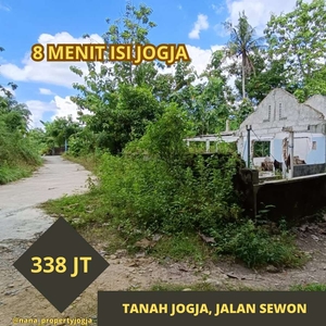 Tanah Jogja, Sewon Bantul, Luas 260m, Harga 1,3jt/m, Dekat Kampus ISI