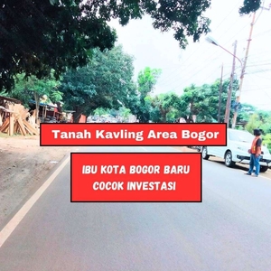 Tanah Kavling Area, Ibu Kota Bogor Baru Cocok Investasi