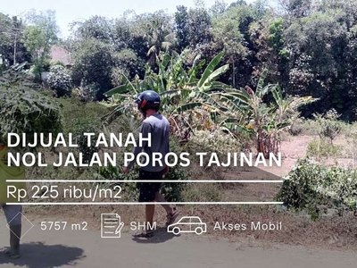 Tanah Tajinan Malang Cocok Untuk Perkebunan Atau Peternakan