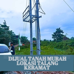 Tanah Talang Keramat Murah Harga 55juta