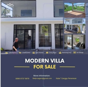 Villa baru dijual murah area dekat Canggu kuta