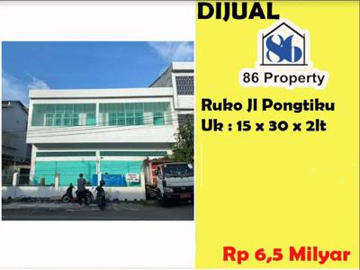 Dijual Ruko Lebar Jalan poros Pongtiku dekat jalan sunu