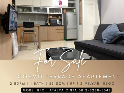 Apartement Cosmo Terrace Middle Floor 2BR Fully Furnished East View