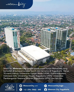 DIJUAL: Apartment Studio FULL FURNISH MURAH Lt 18 Lok. Mataram City