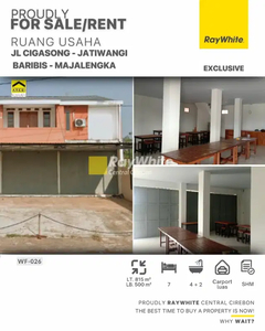 Dijual/sewakan ruang usaha di Baribis Majalengka