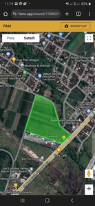Dijual Tanah 3.5 hektar lokasi klaten strategis pinggir jalan raya