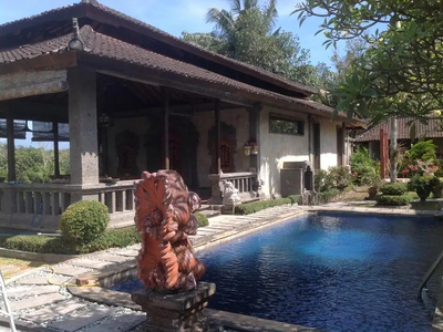 Dijual Villa dgn Pemandangan Sawah dan Sungai dekat Taman Ayun Mengwi