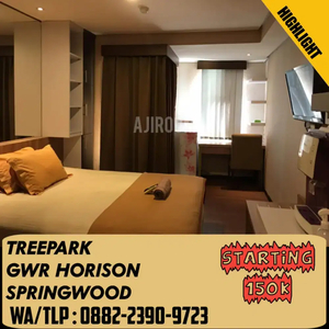 DISEWAKAN APARTEMENT TREEPARK/GWR HORISON/SPRINGWOOD