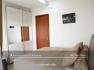 Disewakan Apartment Thamrin Residence Type I 1BR Full Furnished