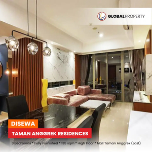 Good Condition Fully Furnish 3 Bedrooms at Taman Anggrek Residences