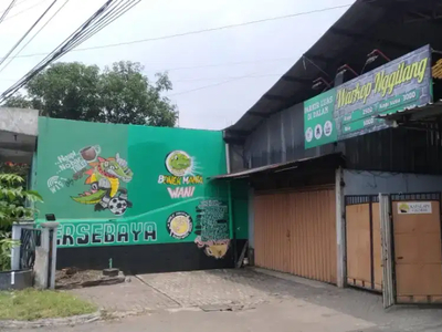 Gudang + Rumah Tinggal Cocok buat Usaha Nol jalan Raya Provinsi