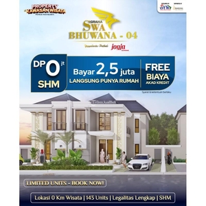 Jual Rumah Murah DP 0 Gratis Semua Biaya Tipe 36/72 2KT 1KM Di Patuk - Gunung Kidul