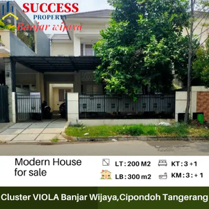 Rumah Cluster Viola Boulevard,Perumahan Banjar Wijaya Tangerang
