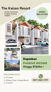 Rumah Investasi Rumah Villa 2,5 Lantai Murah SHM di Lembang Bandung
