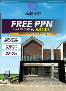 Rumah Premium 2 lantai Free PPN Tanpa DP Bekasi Timur Familia Urban