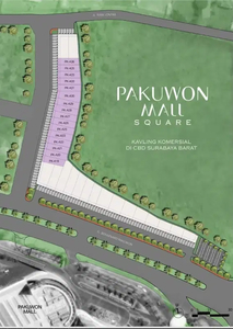 Jual Sewa Kavling Komersial Pakuwon Square, Pakuwon Indah