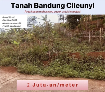 Tanah Area Kosan Mahasiswa Bandung Cileunyi SHM