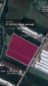 Tanah Industri Zona Merah Mojoagung Jombang 5 hektar