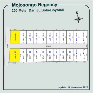 Tanah Mojosongo Boyolali | 200 Meter Puskesmas Mojosongo
