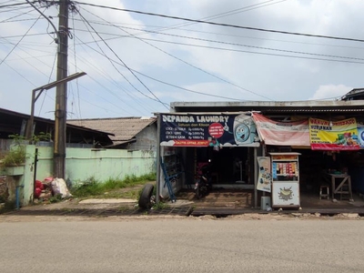 Dijual Rumah + 2 Kios Jalan Raya Buwek Sumberjaya Tambun Selatan Bekasi