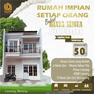 Dijual Rumah 2 Lantai 3KT 2KM Lokasi Strategis - Malang
