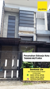 Dijual Rumah Pondok Mutiara Kota Sidoarjo SEMI Furnished - 4 Kamar Tidur Siap Huni STRATEGIS dekat Akses Jalan TOL