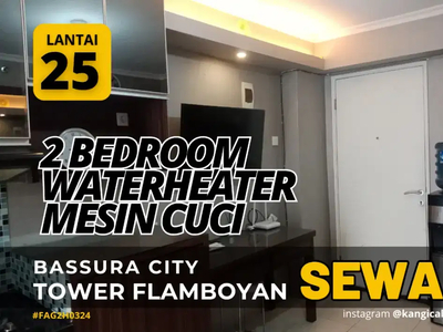 2 Bedroom Besar Hoek Ada Waterheater Mesin Cuci Bassura City