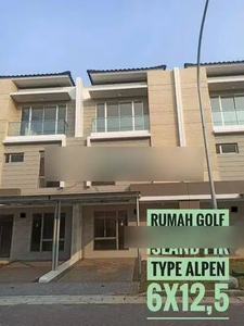 Dijual Disewakan Rumah Golf Island 6x12,5 Rapi Siap Huni 3 Lantai