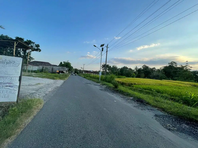 Jual Tanah Kavling Murah Di Klaten 500 meter exit tol Manisrenggo