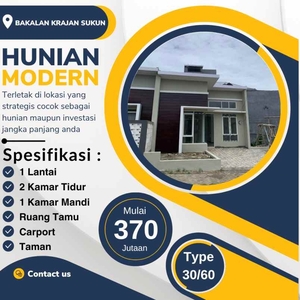 Rumah Siap Huni 1 Lantai Di Sukun Malang