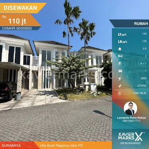 Rumah Villa Bukit Regency 8x18meter 2lantai 176m2 ada 3+1Kamar Tidur