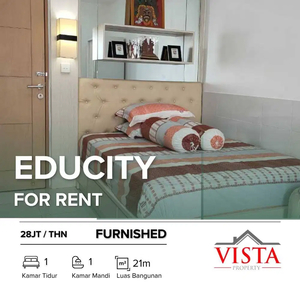 Vista - Disewakan Educity 1 BR Furnished