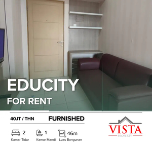 Vista - Disewakan Educity 2BR Full Furnished